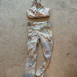 Lululemon Short Top and pant